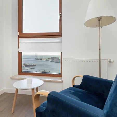 شقة Sea Towers Nowoczesne W Gdyni Z Pieknym Widokiem I Parkingiem By Renters