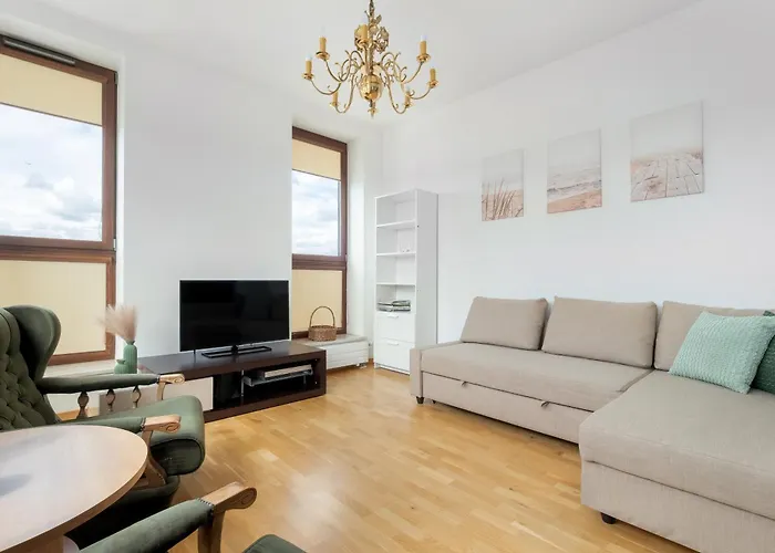 شقة Sea Towers Nowoczesne W Gdyni Z Pieknym Widokiem I Parkingiem By Renters *